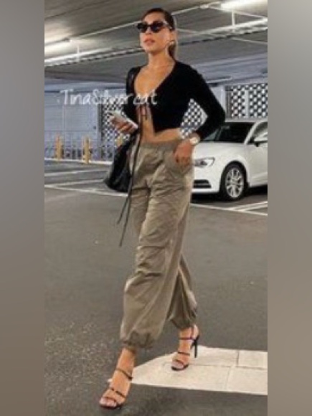 Khaki Parachute Pants